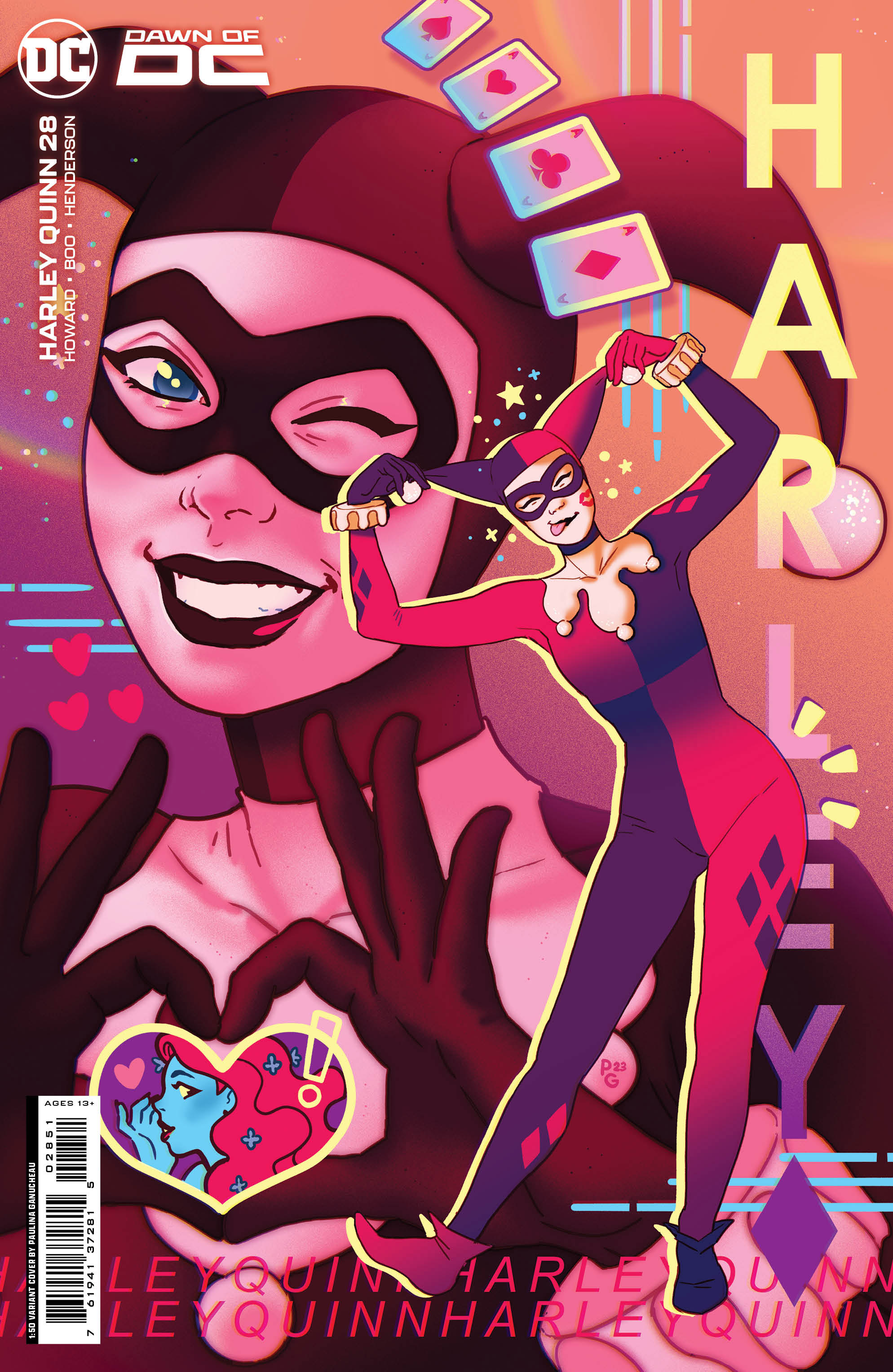 Harley Quinn #28 Cover E 1 For 50 Incentive Paulina Ganucheau Card Stock Variant (2021)