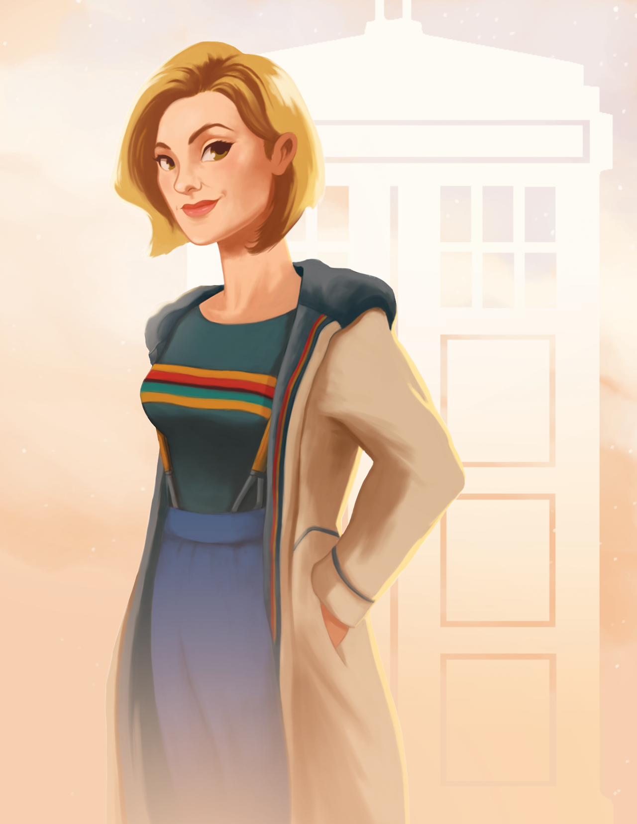 Leann Hill Art - 13th Doctor (Small)