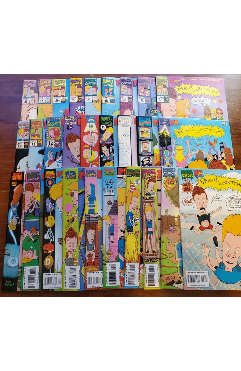 Beavis And Butthead #1-28 (Marvel 1994) Set