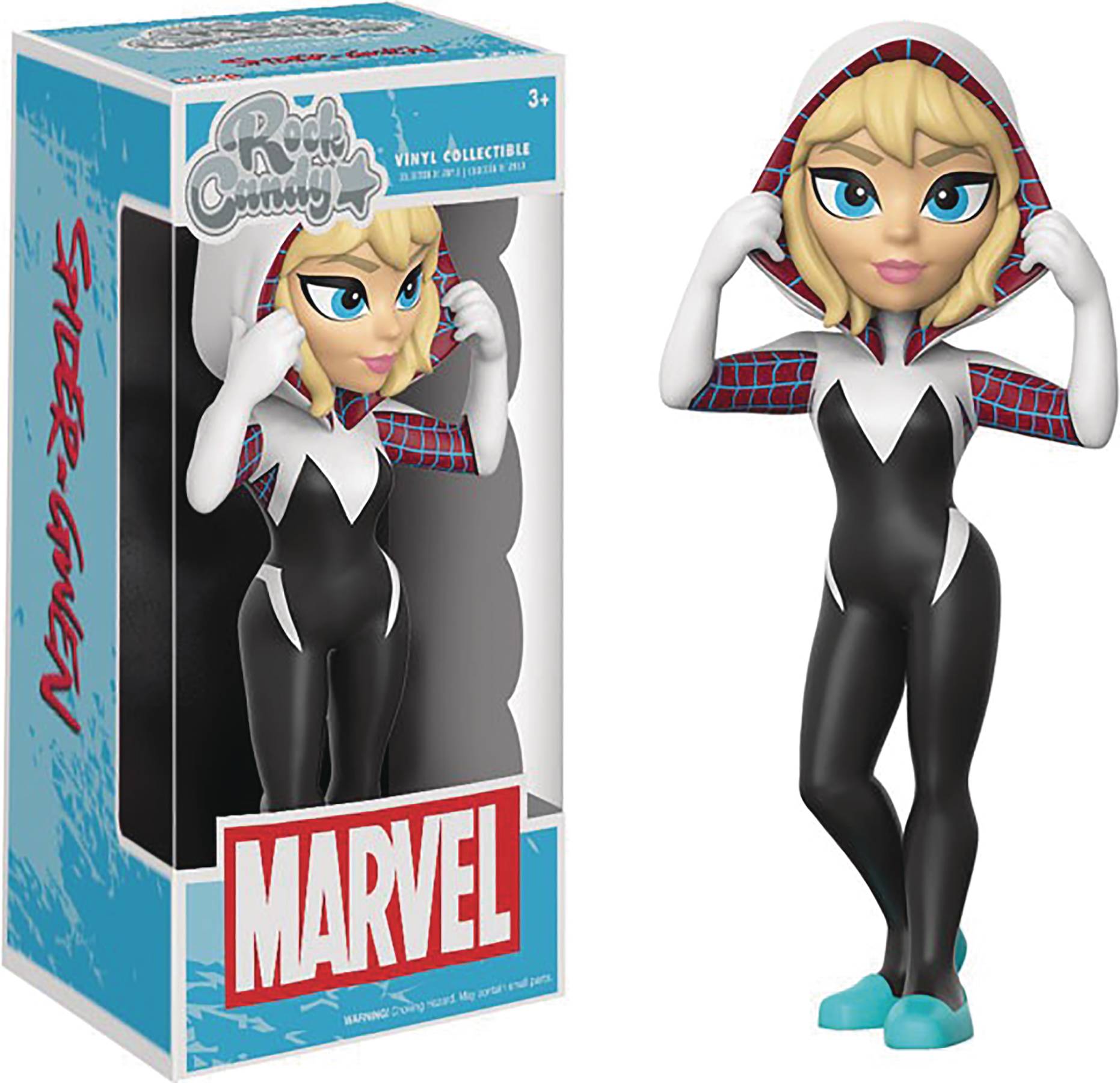Rock Candy Marvel Spider-Gwen Unmasked Figure