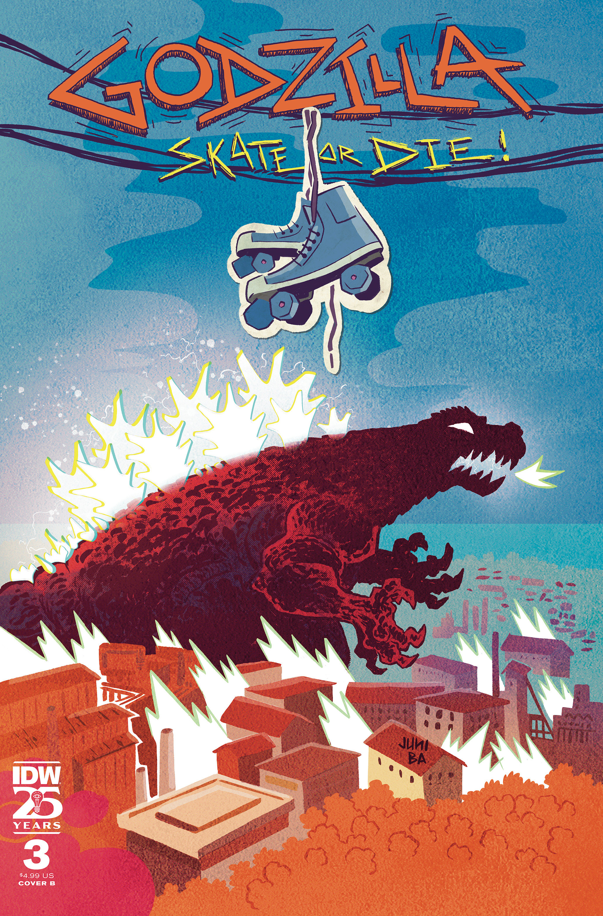 Godzilla Skate or Die #3 Cover B Ba