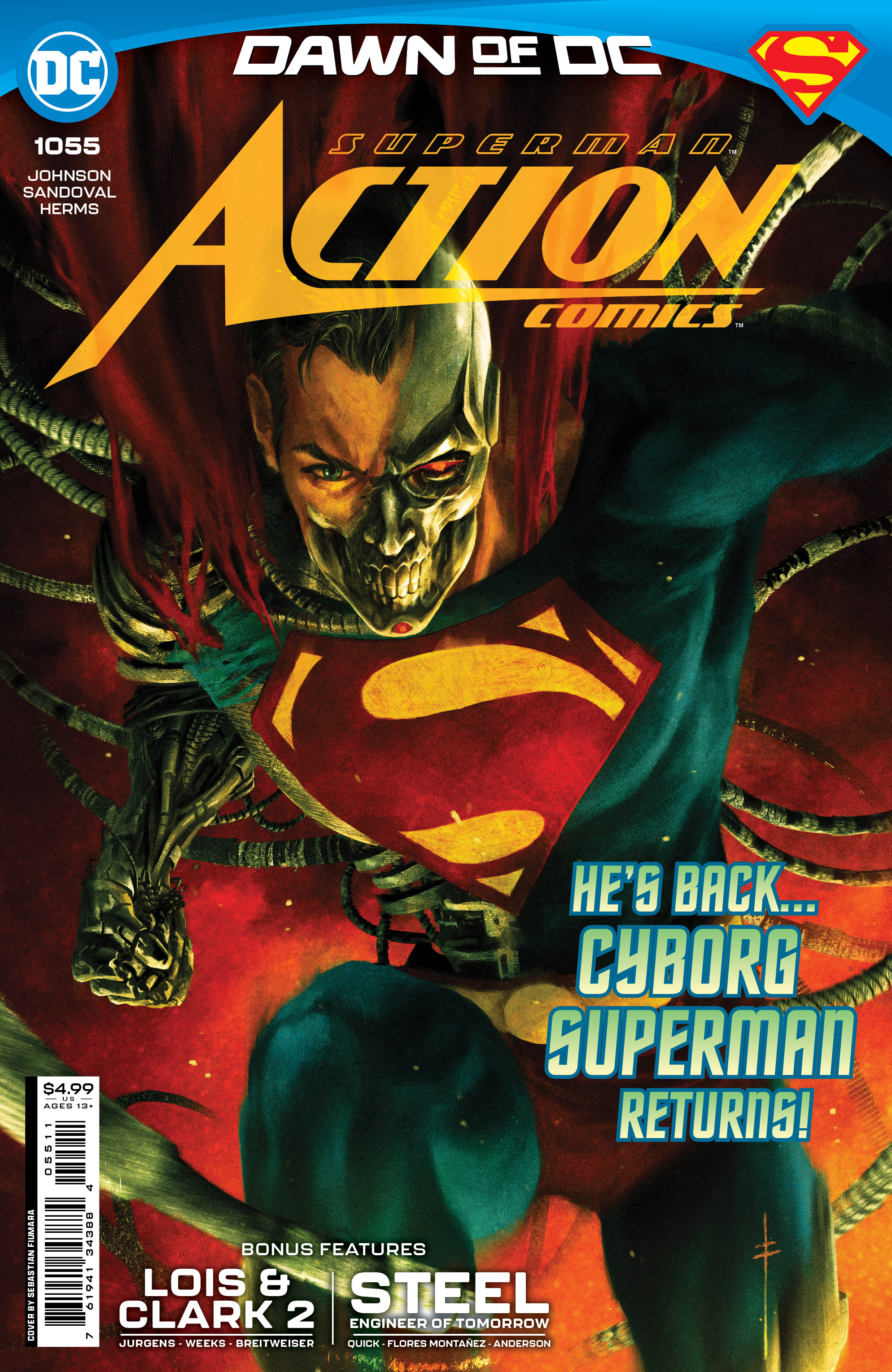 Action Comics #1055 Cover A Sebastian Fiumara (1938)