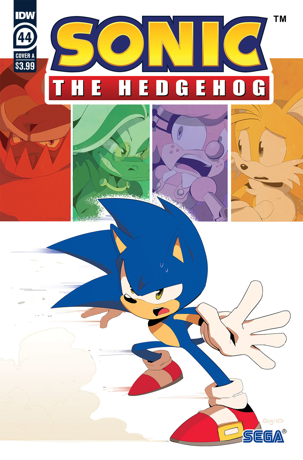 Sonic the Hedgehog #44 Cover A Dutriex
