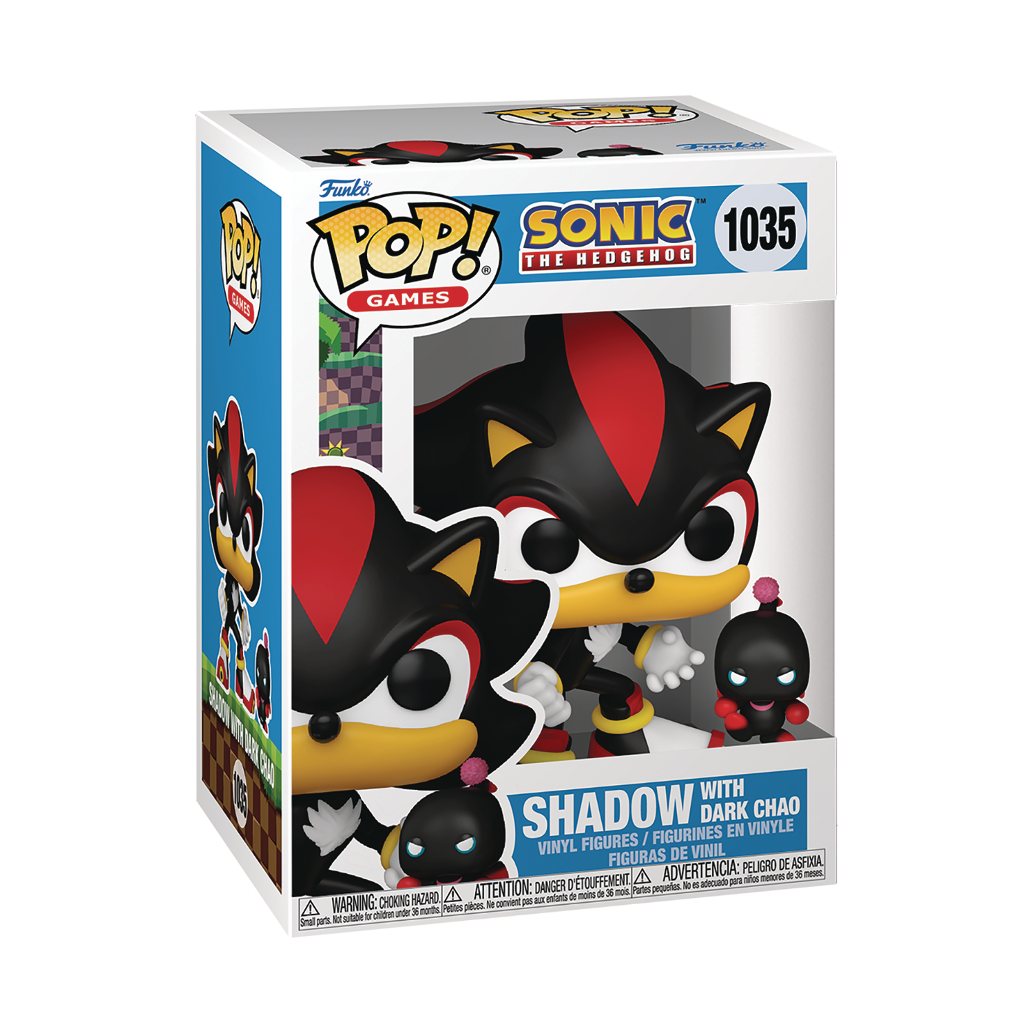 Sonic The Hedgehog Shadow Funko Pop! Vinyl Figure With Dark Chao Buddy #1035