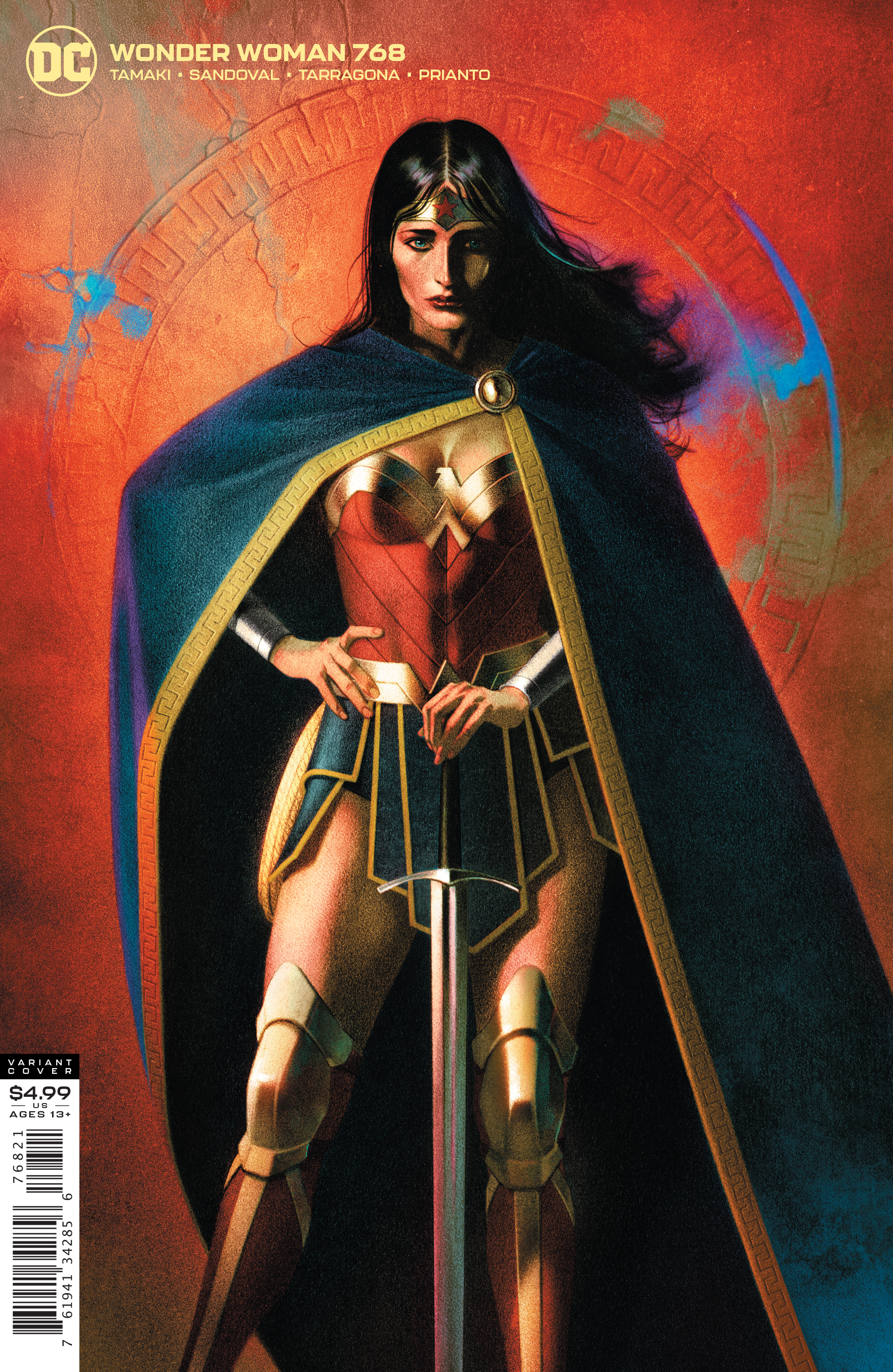Wonder Woman #768 Cover B Joshua Middleton Card Stock Variant (2016)