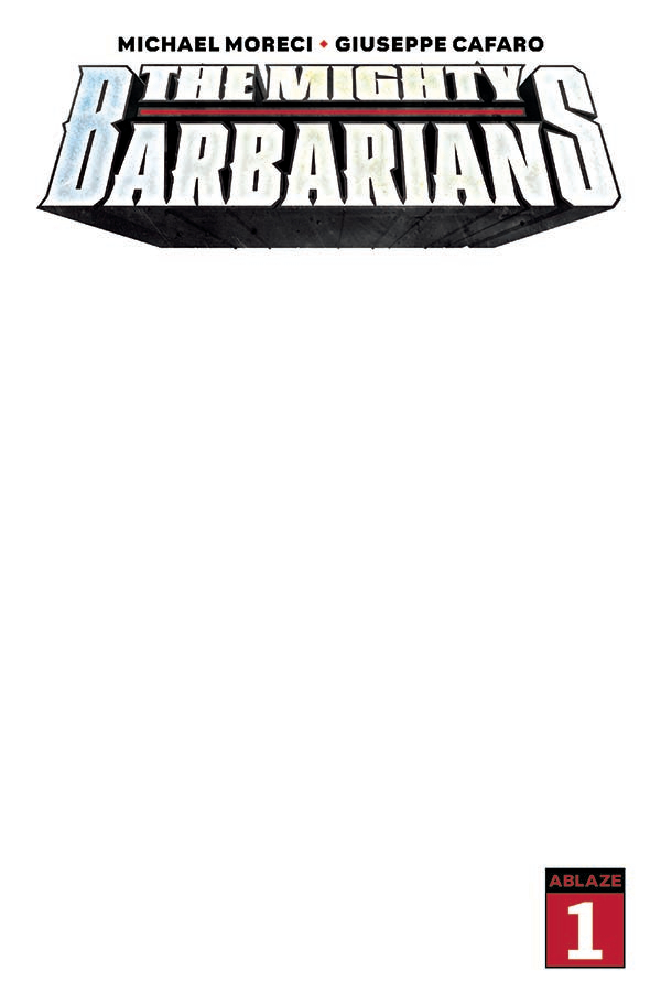 Mighty Barbarians #1 Cover E Blank Cover Edition (Mature)