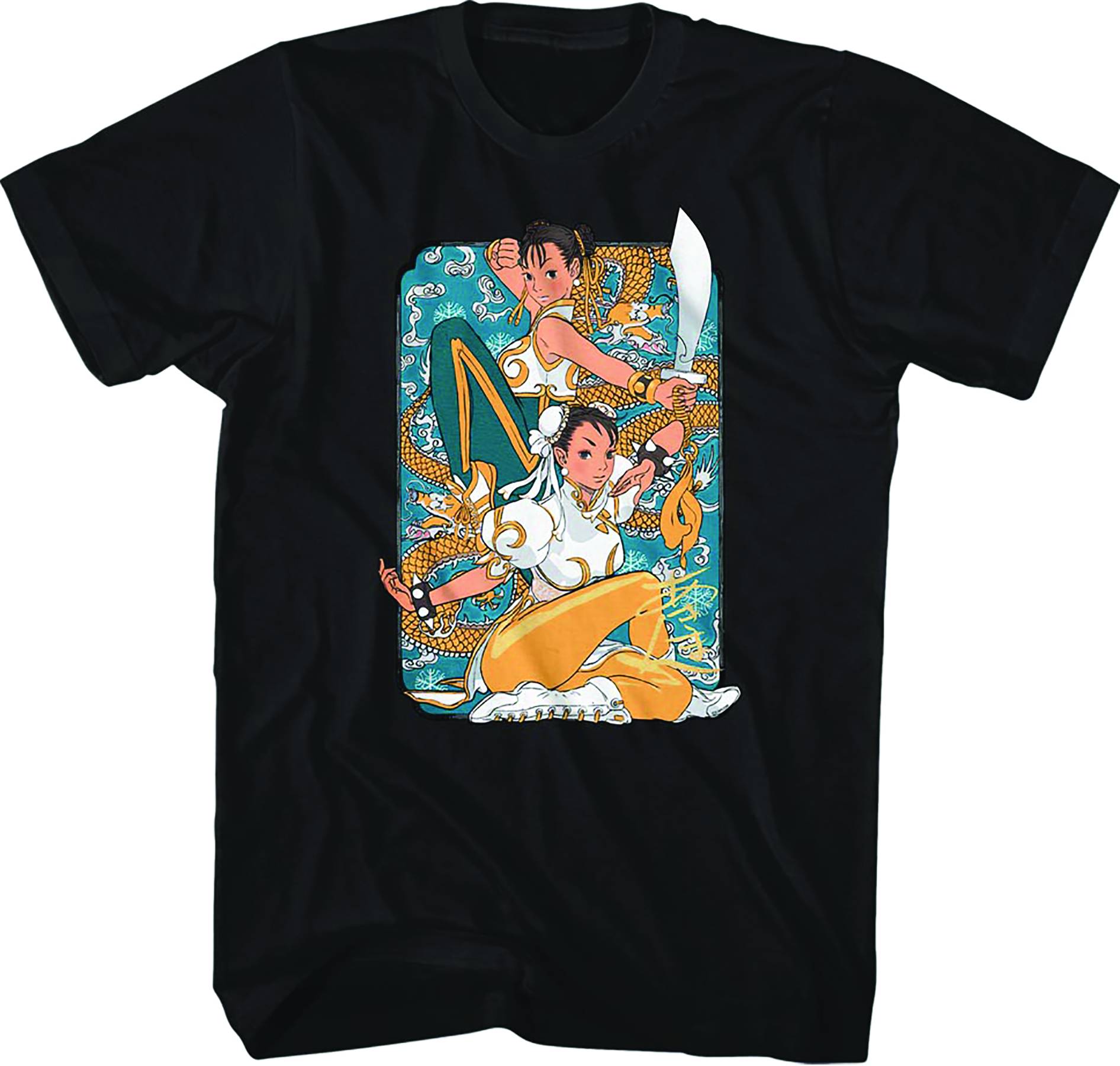 Capcom Street Fighter Dual Chun-Li Black T-Shirt Large | ComicHub