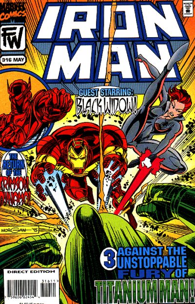 Iron Man #316 [Direct Edition]-Very Fine (7.5 – 9)