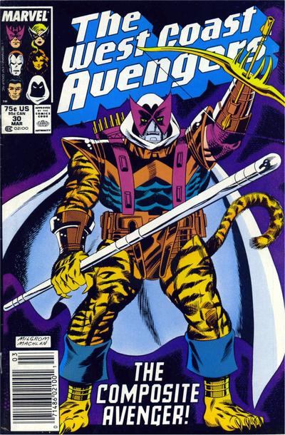 West Coast Avengers #30 [Newsstand]-Very Good (3.5 – 5)