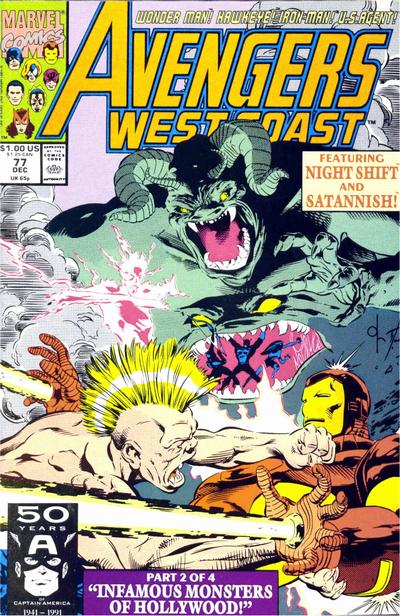 Avengers West Coast #77 [Direct]-Good (1.8 – 3)