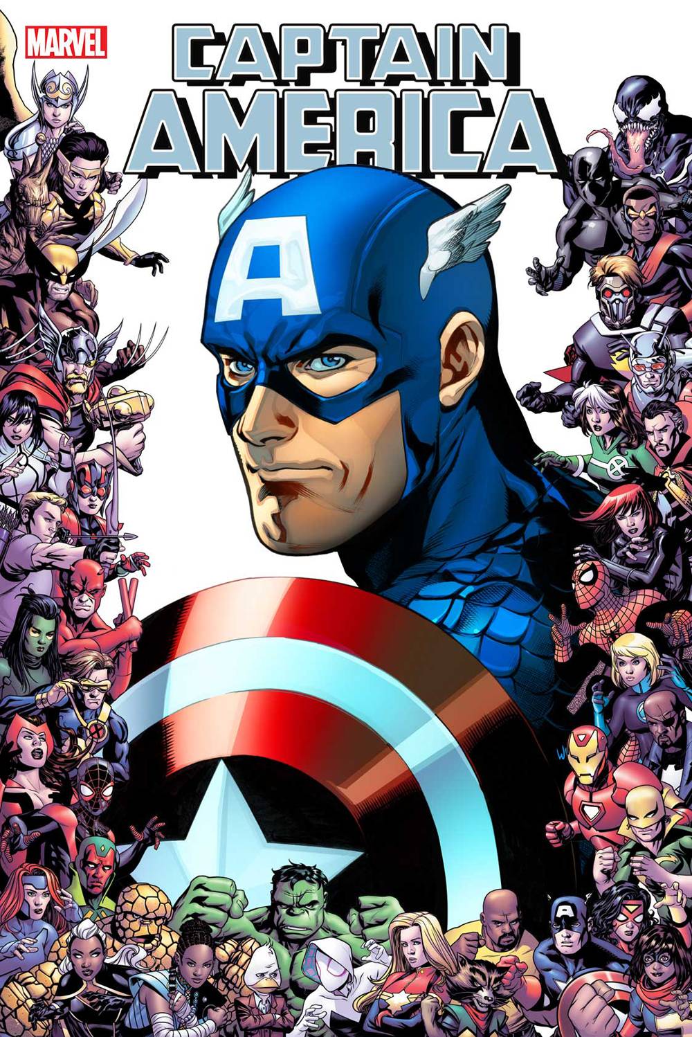 Captain America #13 Lupacchino Marvel 80th Frame Variant (2018)