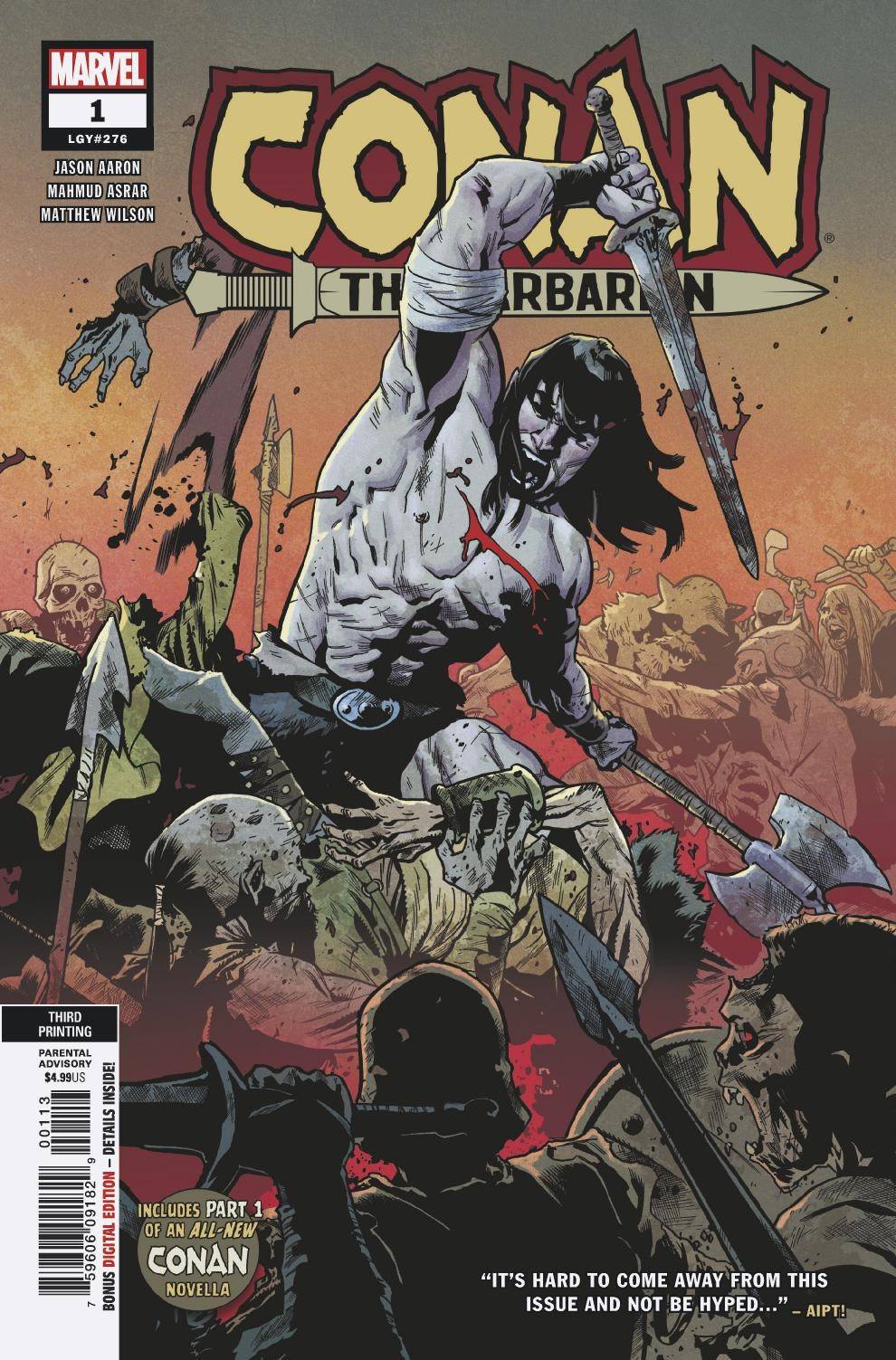Conan the Barbarian #1 3rd Printing Asrar Variant (2018)