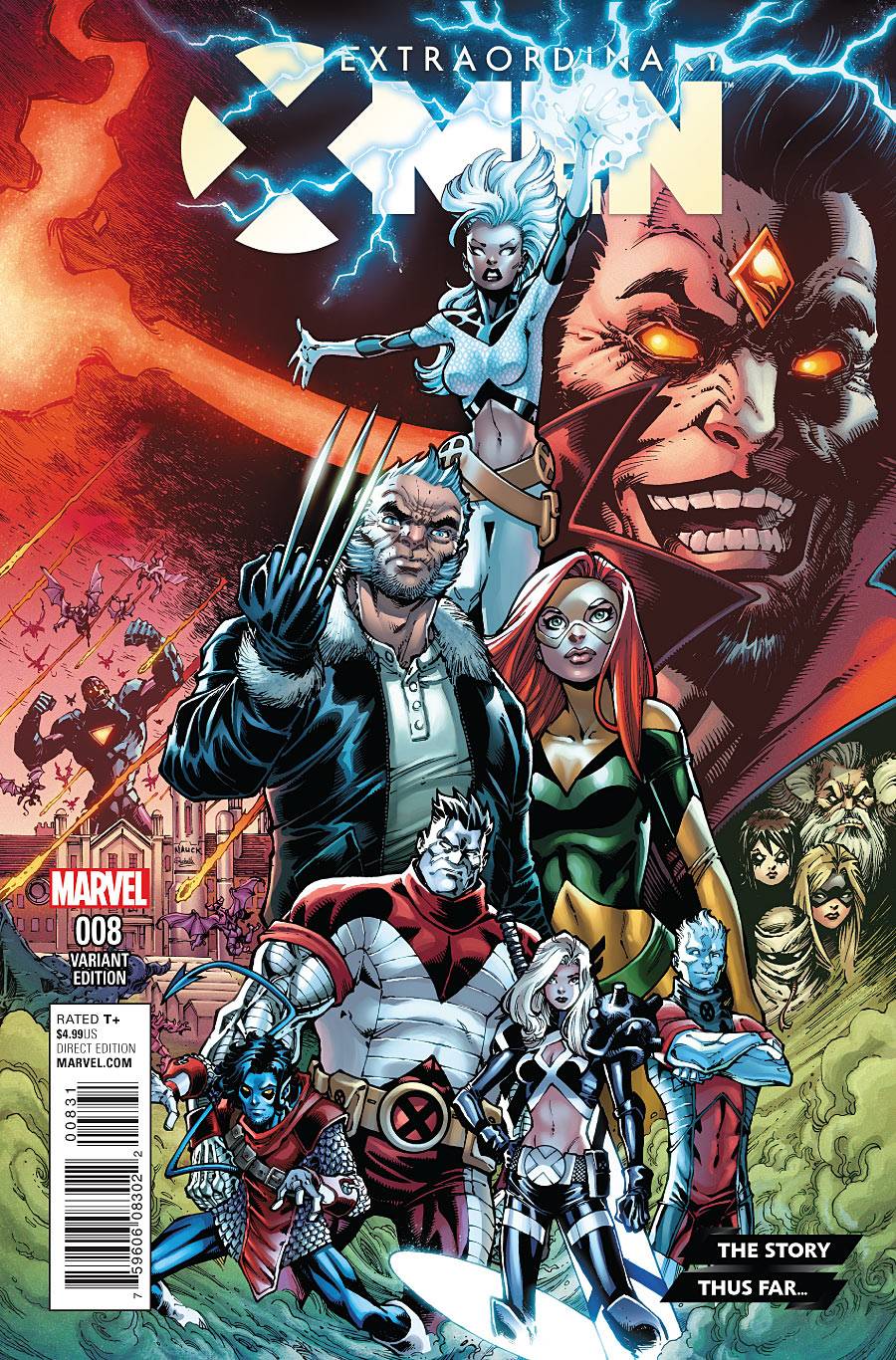 Extraordinary X-Men #8 (Nauck Story Thus Far Variant) (2015)