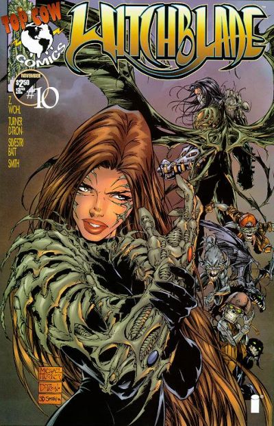 Witchblade #10-Very Fine (7.5 – 9) 1st Appearance of Jackie Estacado, Later Becomes The Darkness