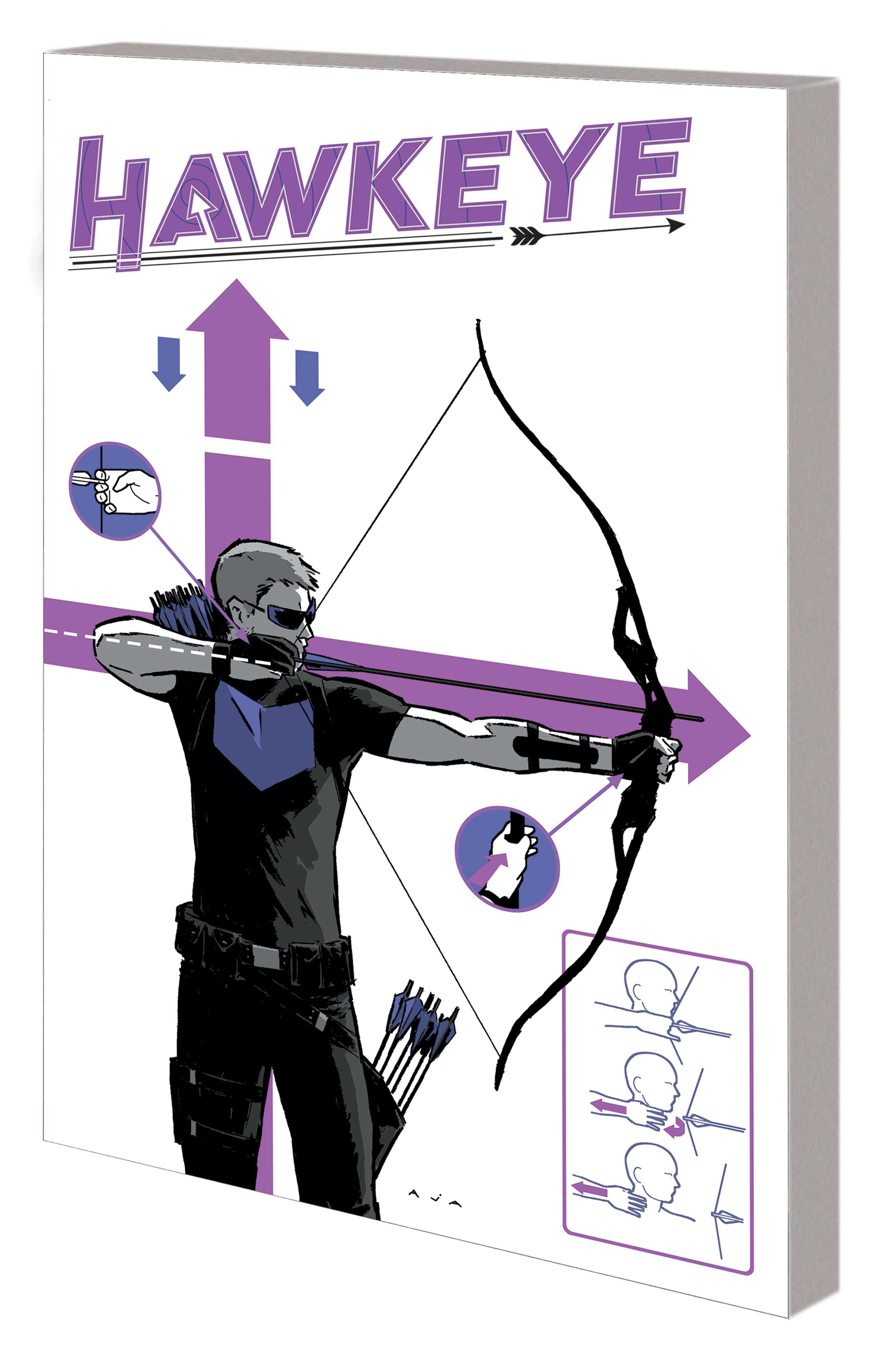 Hawkeye by Fraction Aja Graphic Novel Saga Barton Bishop Aja Direct Market Variant