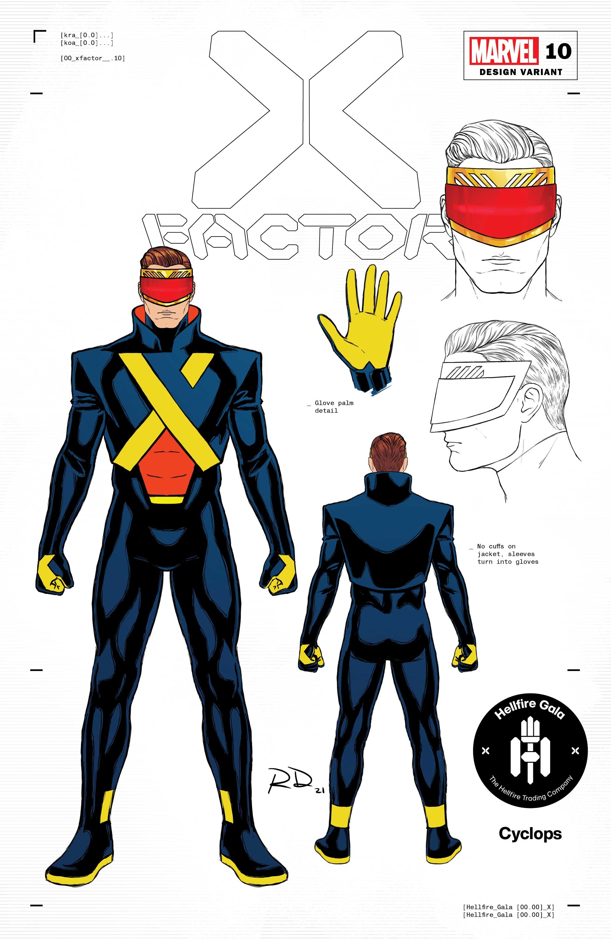 X-Factor #10 Dauterman Cyclops Design Variant Gala (2020)