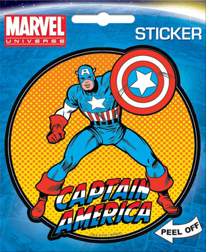 Marvel Comics Captain America Sticker