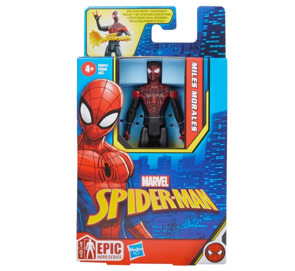 Spider-Man Epic Hero Series 4-Inch Miles Morales Action Figure