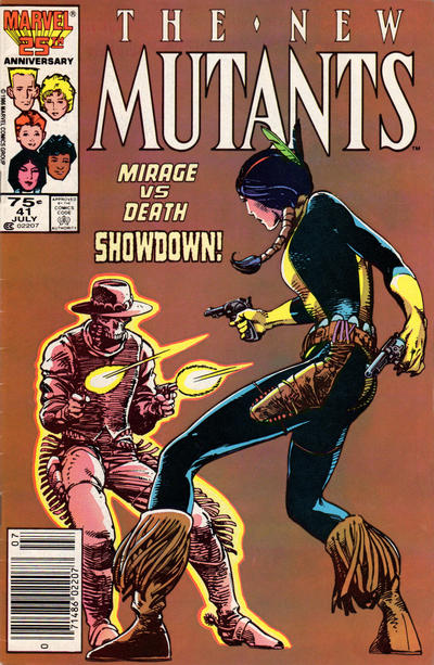 The New Mutants #41 [Newsstand]-Fine (5.5 – 7)
