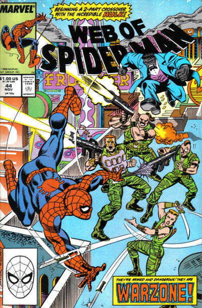 Web of Spider-Man #44 [Direct]-Very Fine (7.5 – 9)
