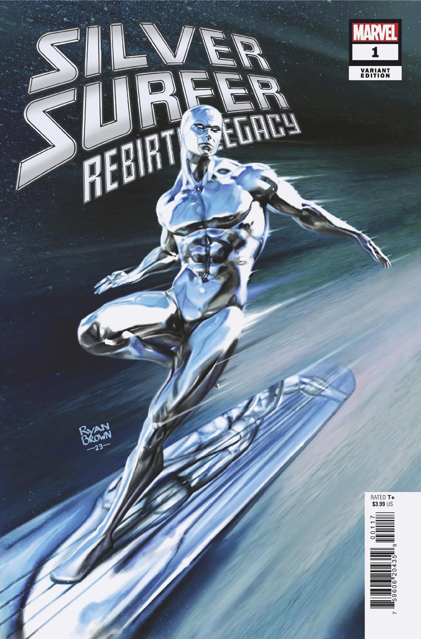 Silver Surfer Rebirth: Legacy #1 Ryan Brown 1 for 25 Incentive
