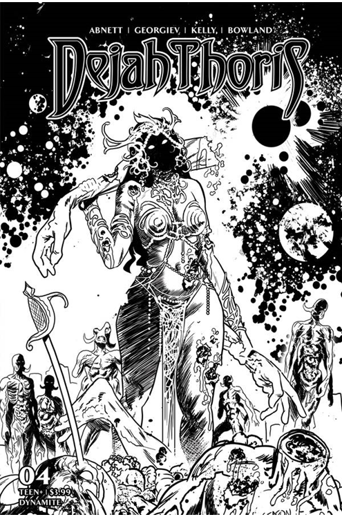 Dejah Thoris #4 50 Copy Gedeon Zombie Black & White Incentive (2019)