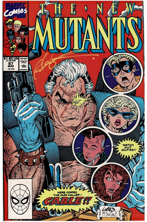 The New Mutants #87 - Fn+, Signed By Rob Liefield