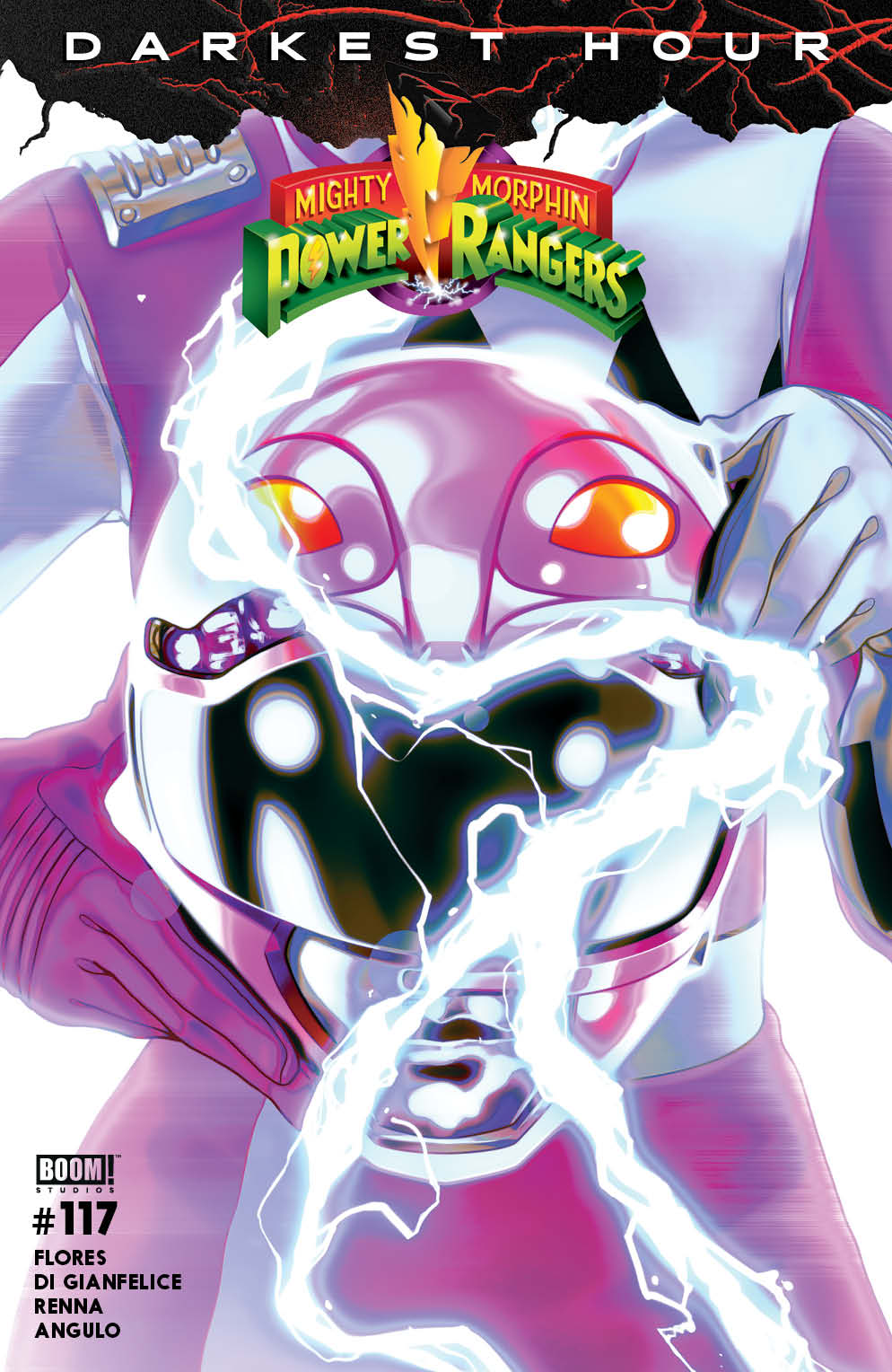 Mighty Morphin Power Rangers #117 Cover C Helmet Variant Montes