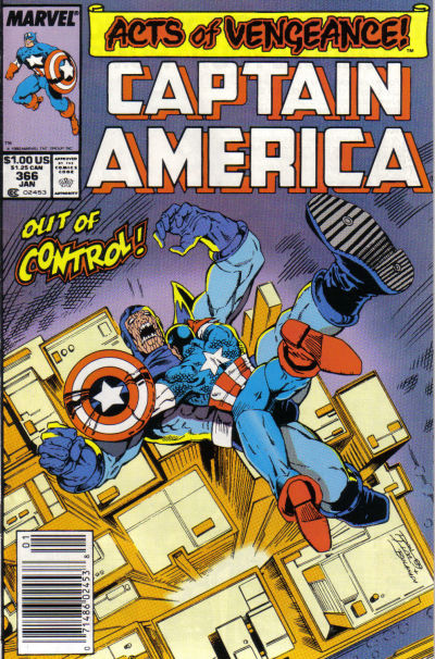 Captain America #366 [Newsstand]