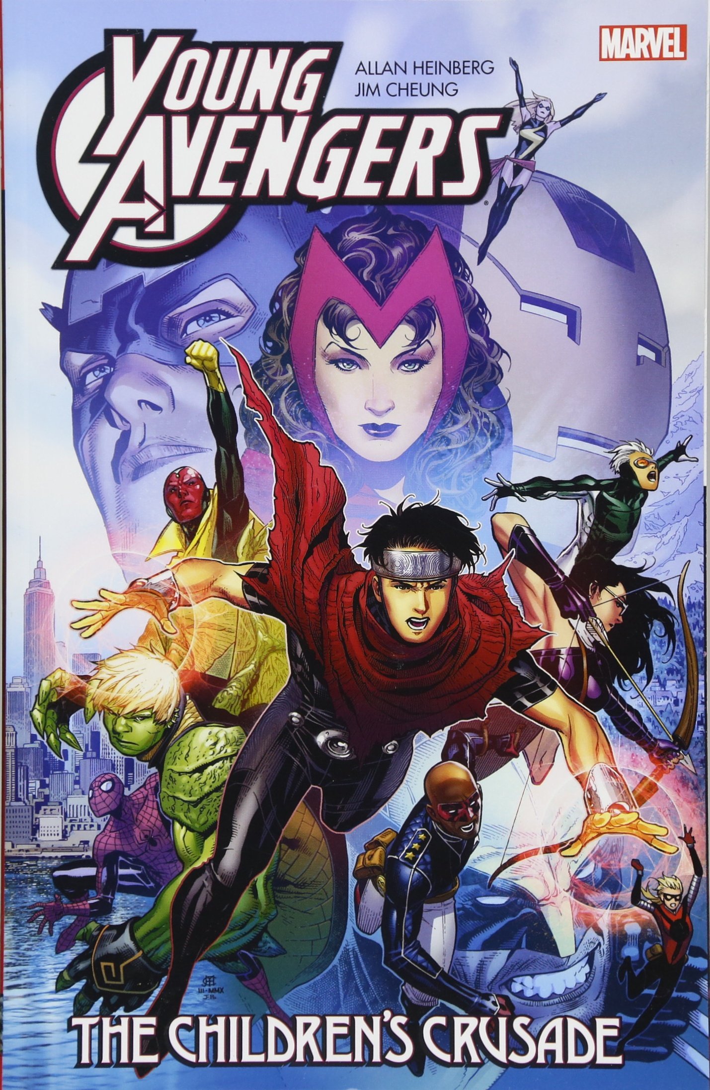 Young Avengers by Heinberg Cheung Graphic Novel Childrens Crusade