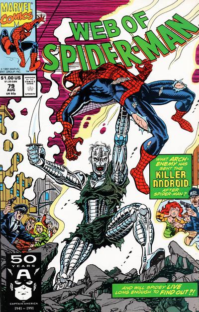 Web of Spider-Man #79 [Direct]-Very Fine (7.5 – 9)