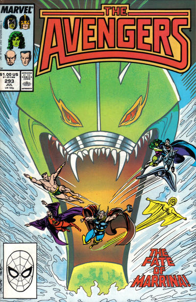 The Avengers #293 [Direct]-Fine (5.5 – 7)