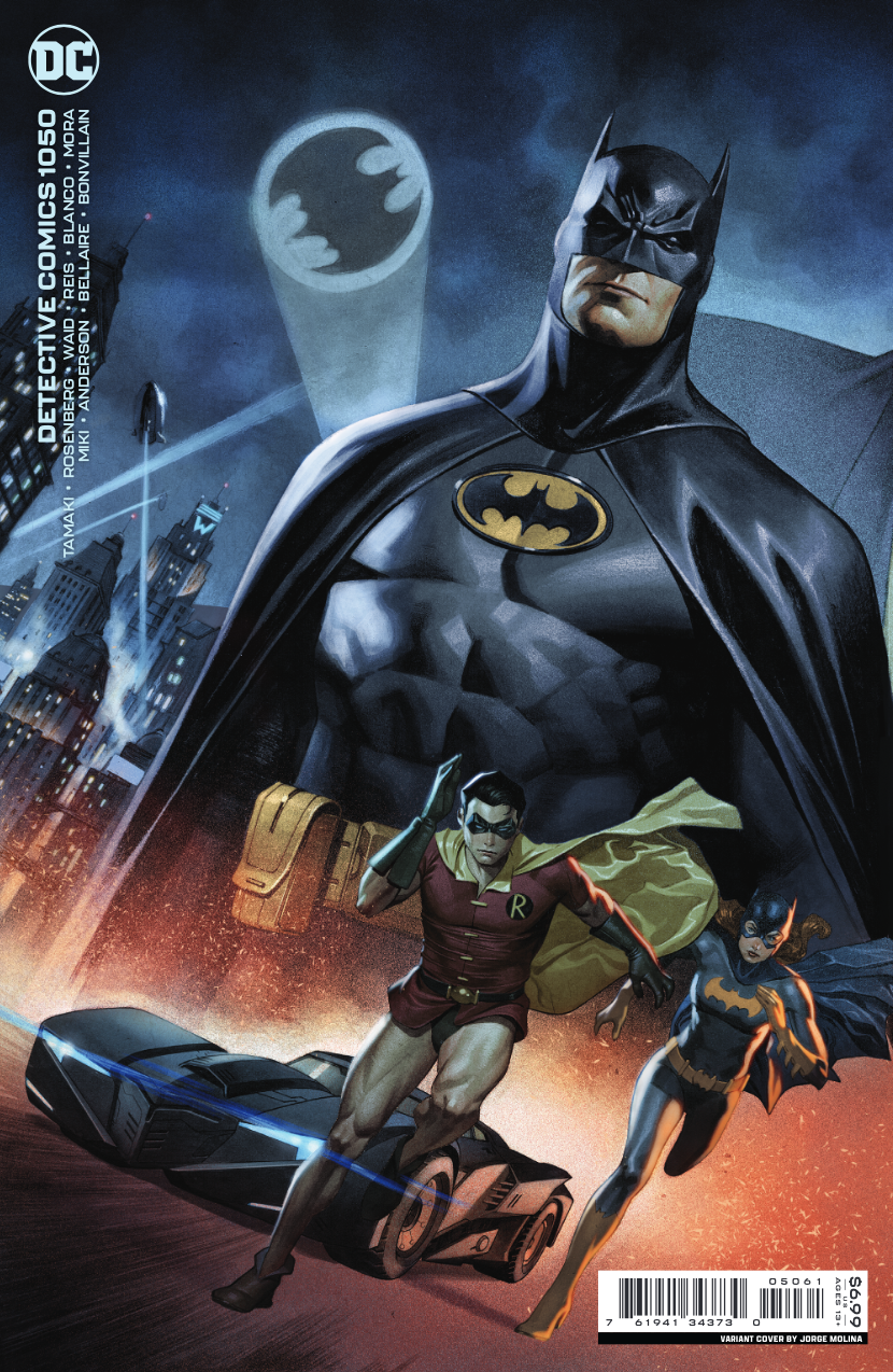 Detective Comics #1050 Cover E Jorge Molina Connecting Legacy Batman Robin  Batgirl Card Stock Variant (1937) | ComicHub