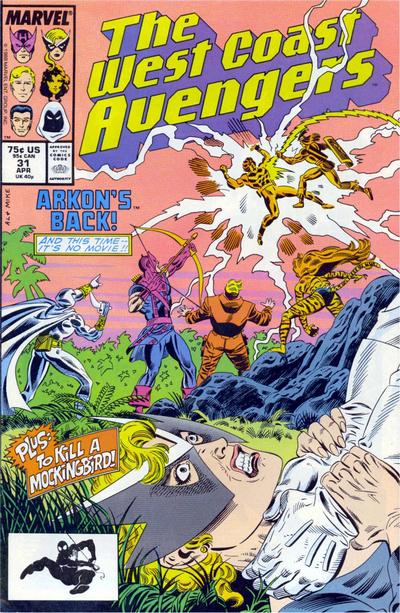 West Coast Avengers #31 [Direct]-Fine (5.5 – 7)