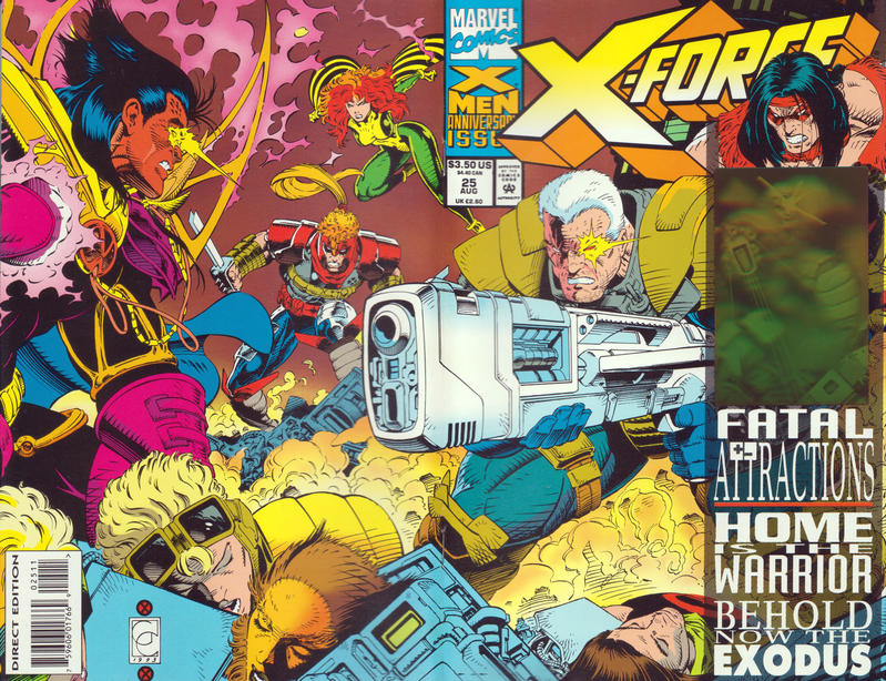 X-Force #25 [Direct Edition]-Very Fine (7.5 – 9)