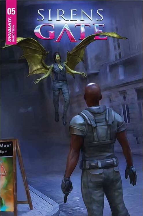 Sirens Gate #5 Cover E Last Call Maer Wings Original