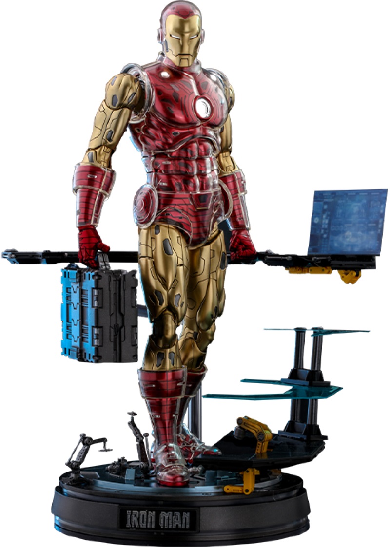 Iron Man (Deluxe) Sixth Scale Collectibles - The Origins Collection - Comics Masterpiece Series Diec