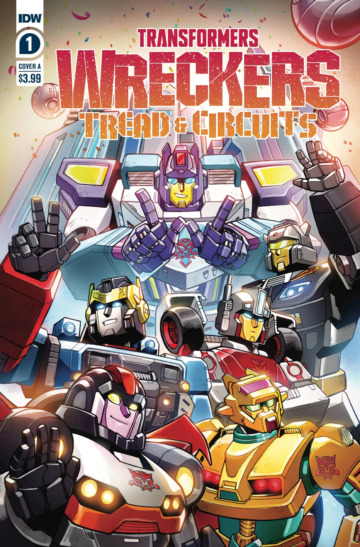 Transformers Wreckers Tread & Circuits #1 Cover A Lawrence (Of 4)