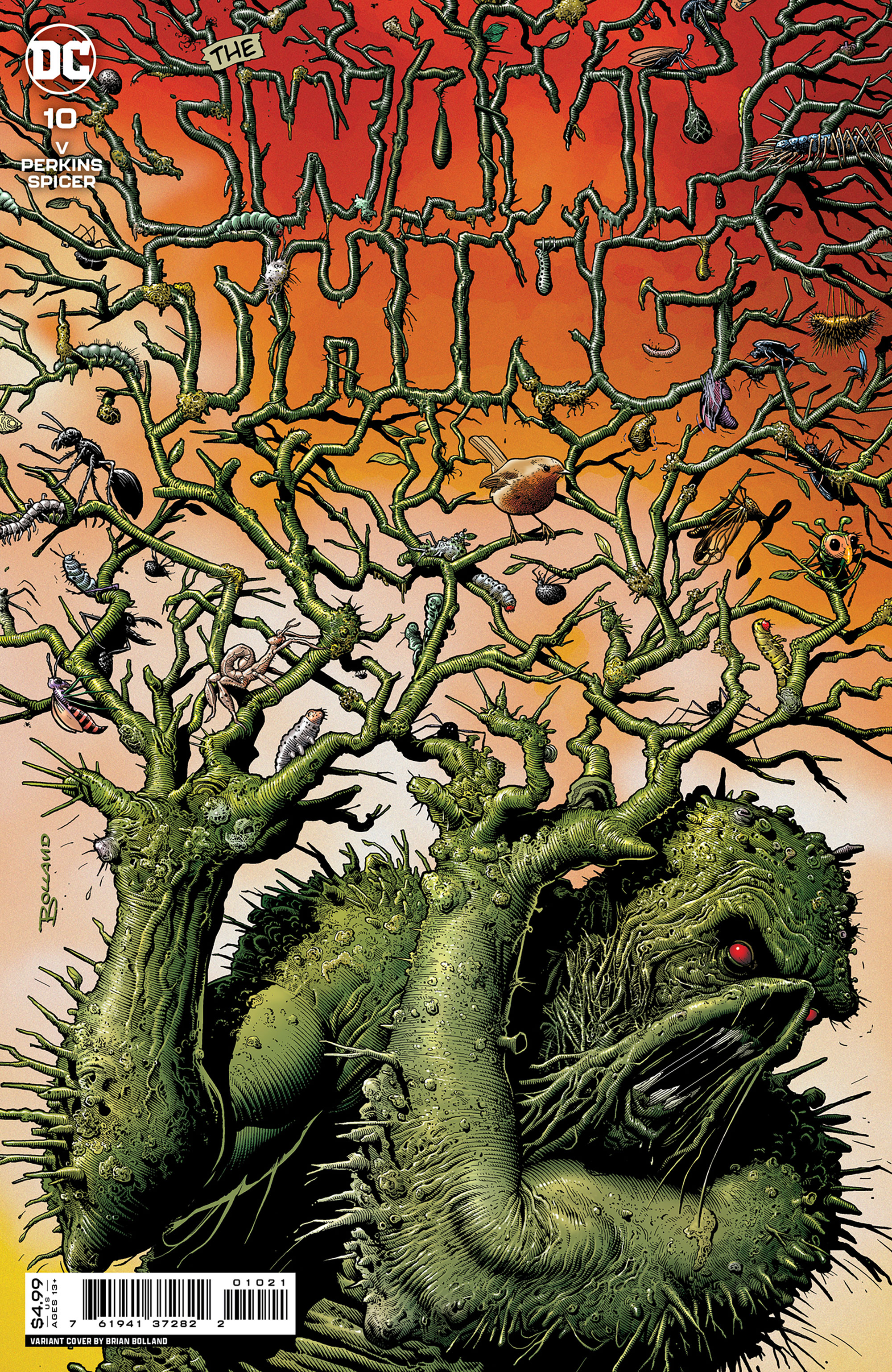 Swamp Thing #10 (Of 10) Cover B Brian Bolland Card Stock Variant (2021)