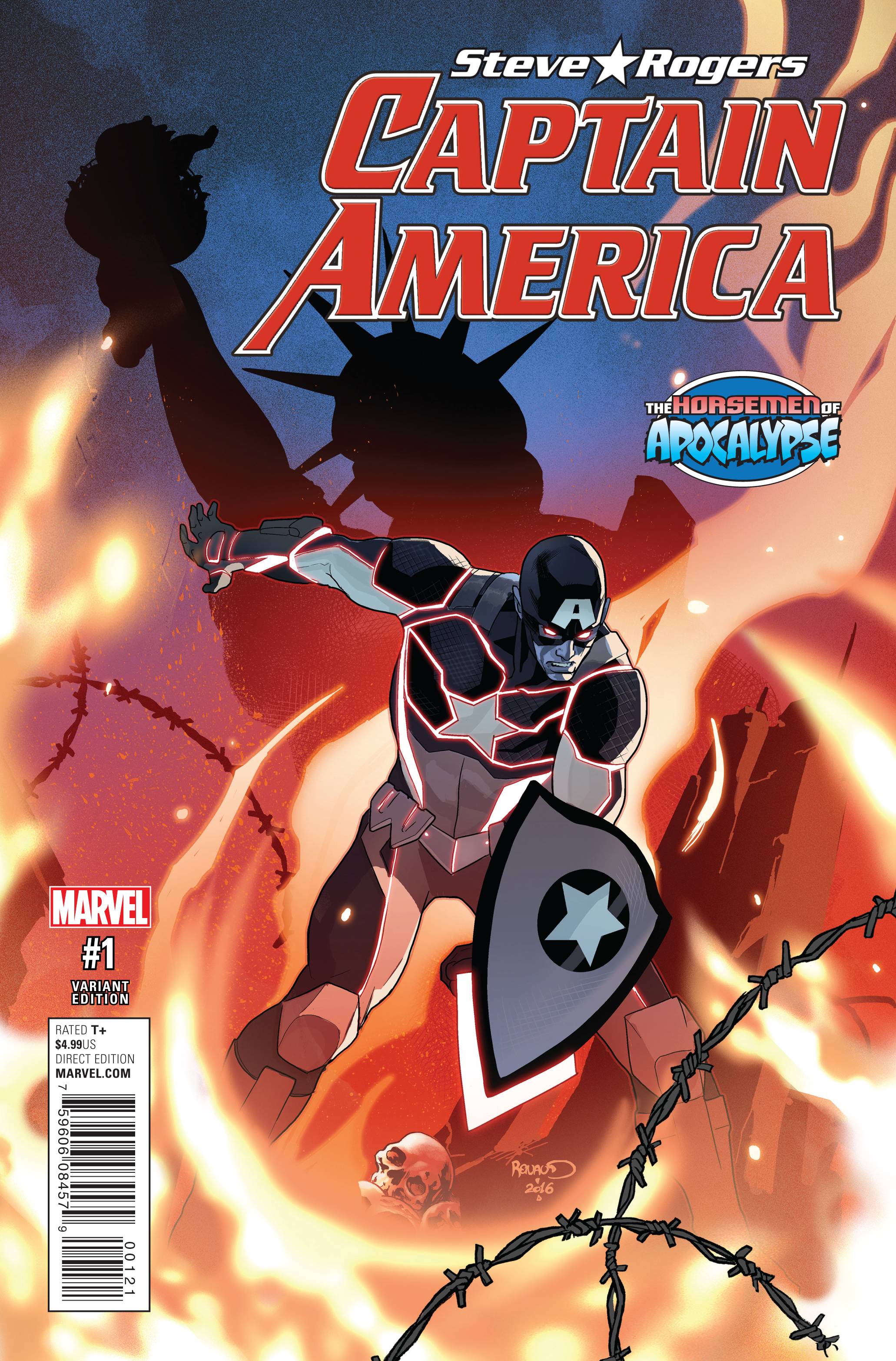 Captain America Steve Rogers #1 Aoa Variant (2016)