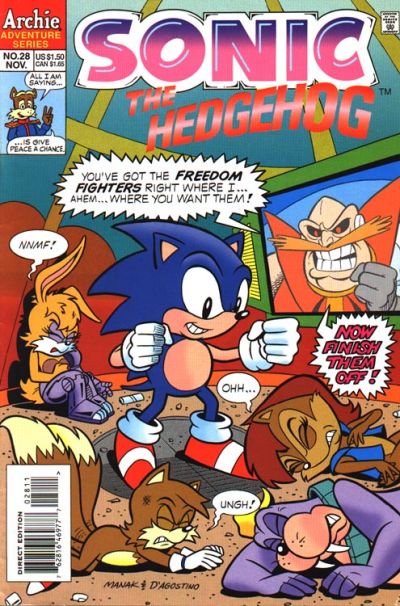 Sonic The Hedgehog #28 - Fn/Vf