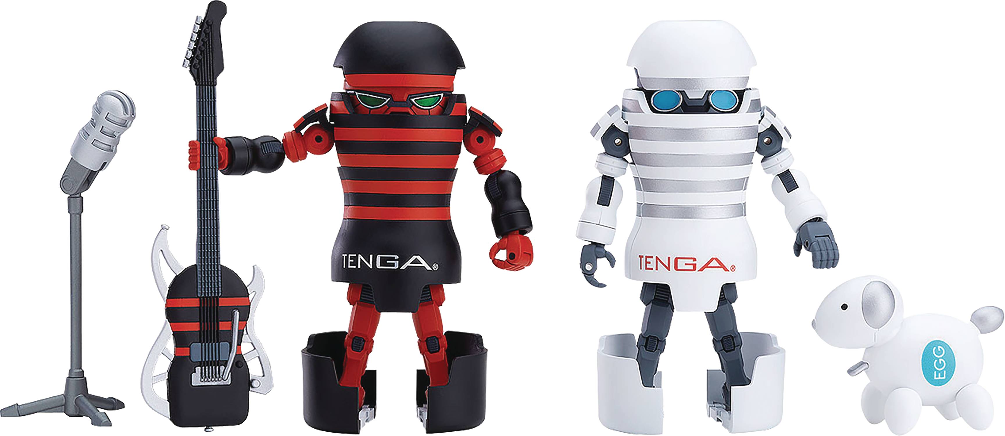 Tenga Robot Transforming Tenga Robot Hard & Soft Action Figure Set