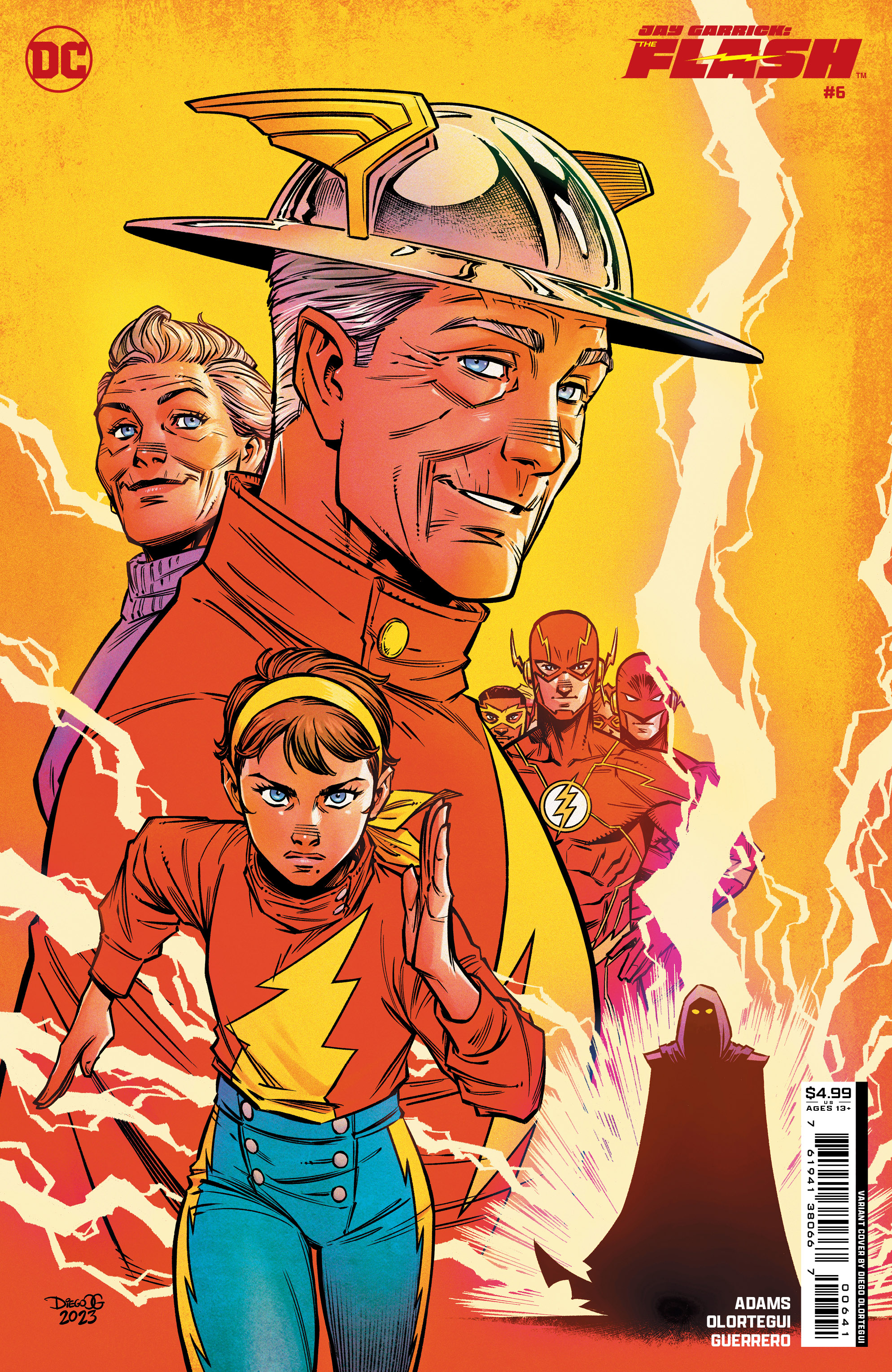 Jay Garrick the Flash #6 Cover C Diego Olortegui Card Stock Variant (Of 6)