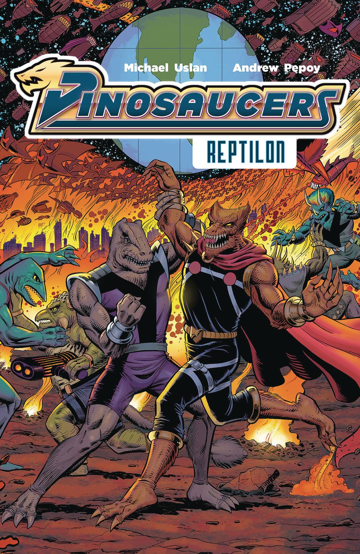 Dinosaucers Graphic Novel Volume 1 Reptilon