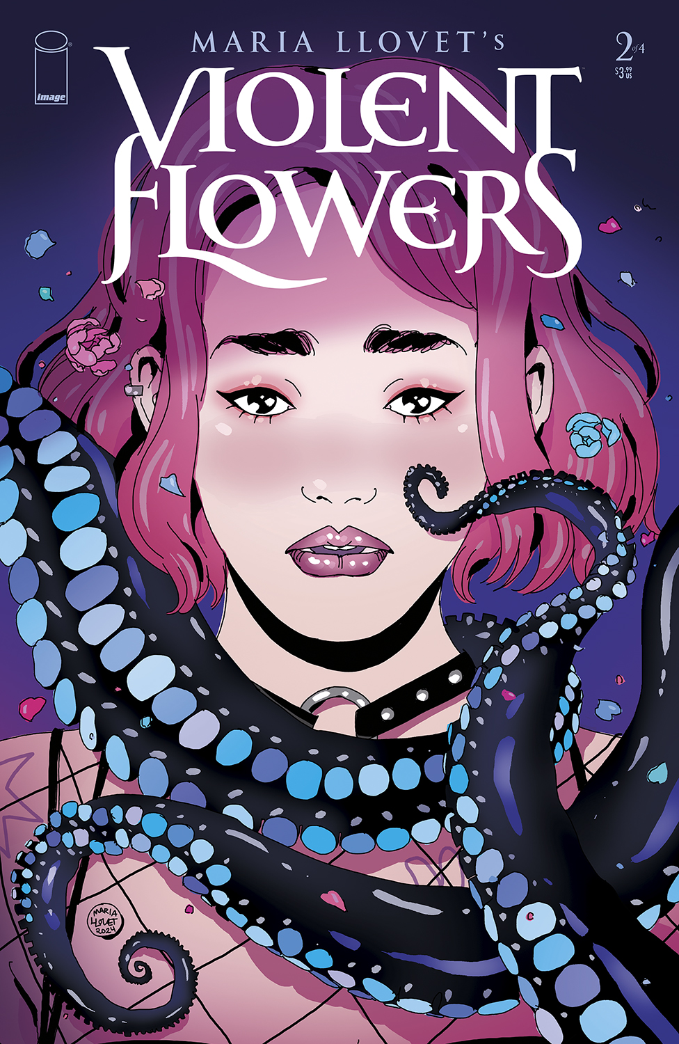 Violent Flowers #2 Cover B Maria Llovet Tentacle Variant (Mature) (Of 4)