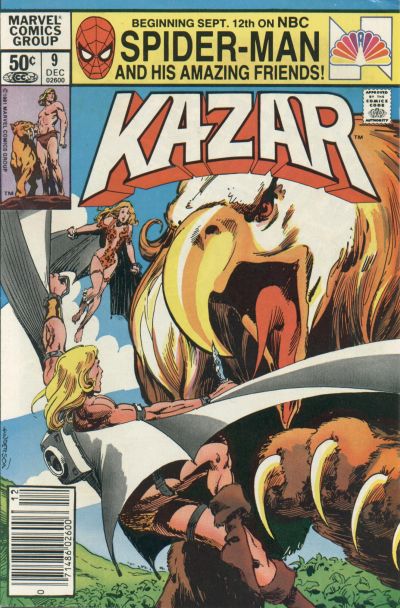 Ka-Zar The Savage #9 [Newsstand]-Fine