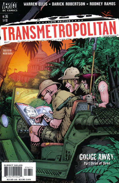 Transmetropolitan #36-Very Fine (7.5 – 9)