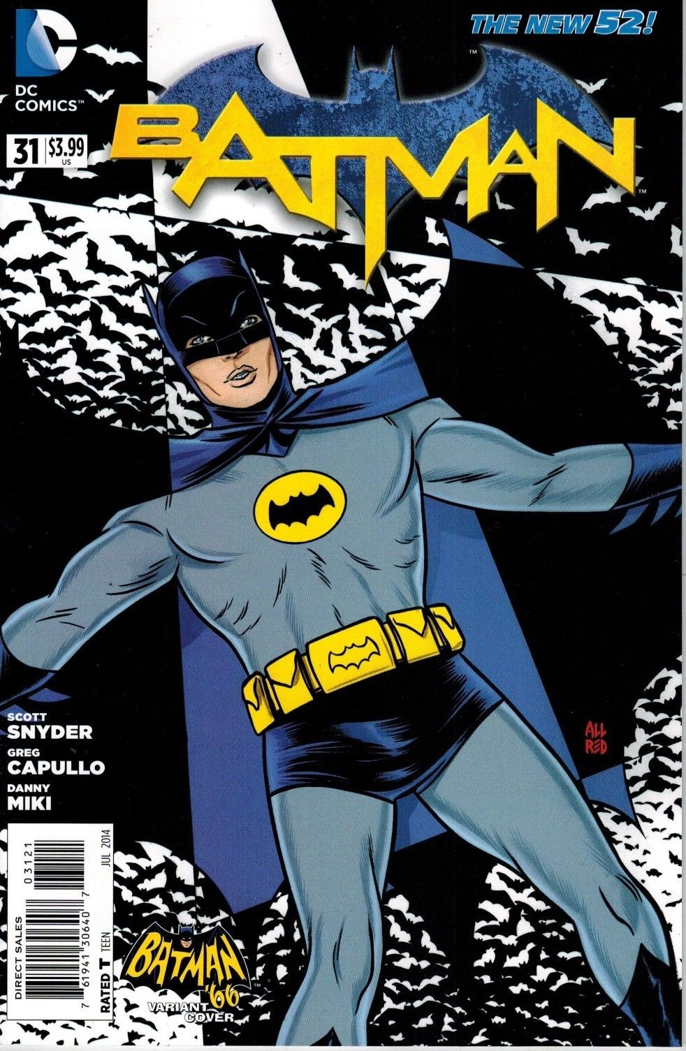 Batman #31 (2011) 1:25 Batman '66 Variant