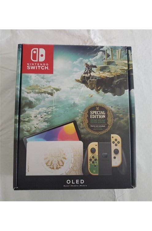 Nintendo Switch Oled Console The Legend of Zelda: Tears of The Kingdom Edition In Box Pre-Owned