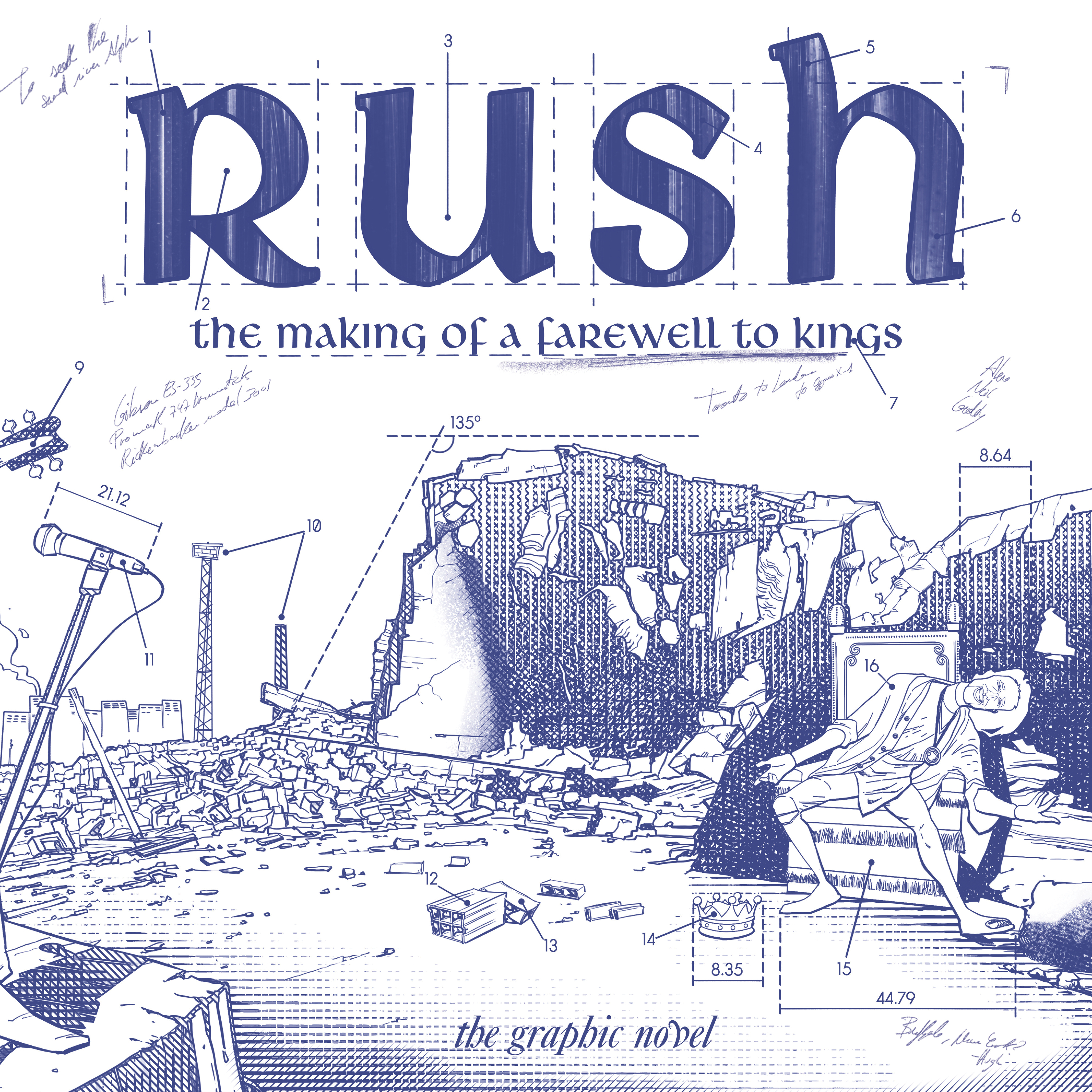 Rush Making of A Farewell To Kings Graphic Novel